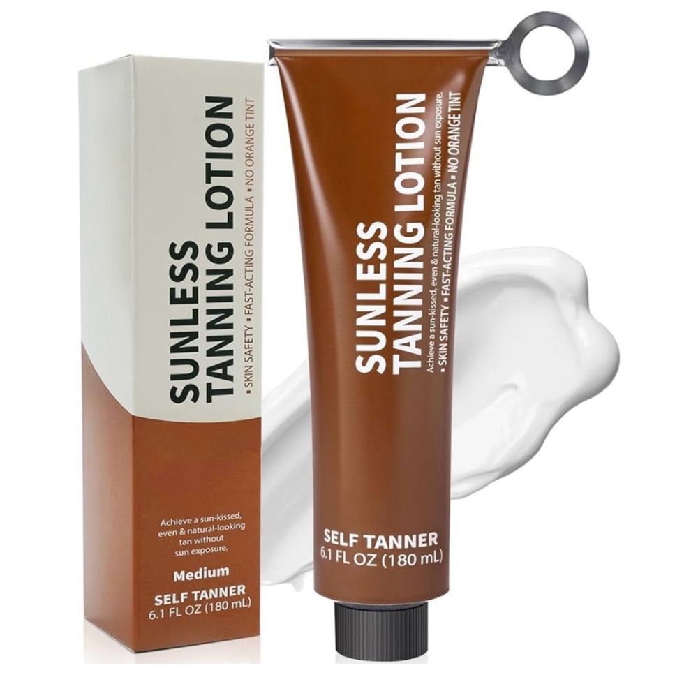 Self Tanning Lotion w/h Tube Squeezer, Body Hydrating Self Tanning Cream